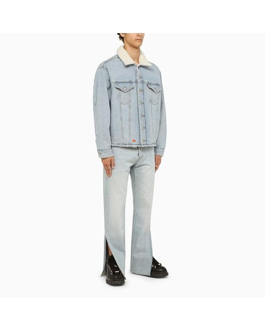 ERL Blue Levi's X Straight 501 Denim Jeans for men