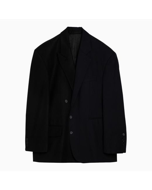Balenciaga Black Jacket With Epaulettes