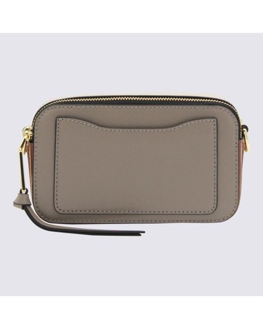 Marc Jacobs Multicolor Cement And Multicolour Leather The Snapshot Crossbody Bag