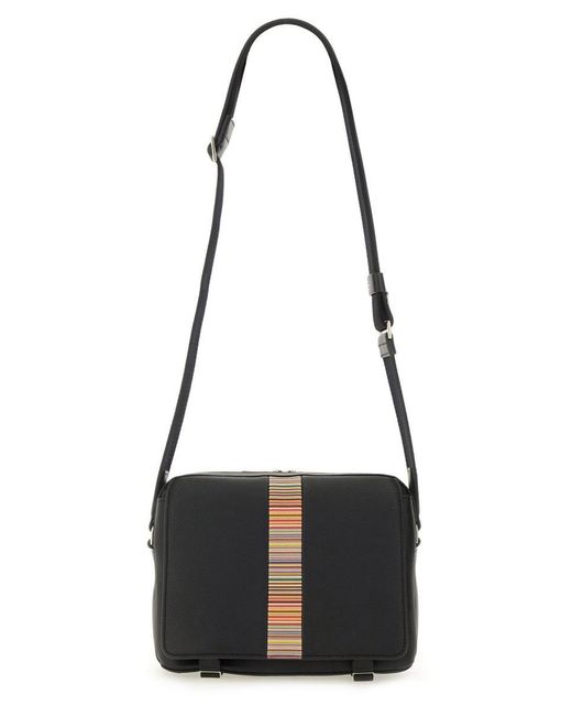 Paul Smith White "Signature Stripe" Bag for men