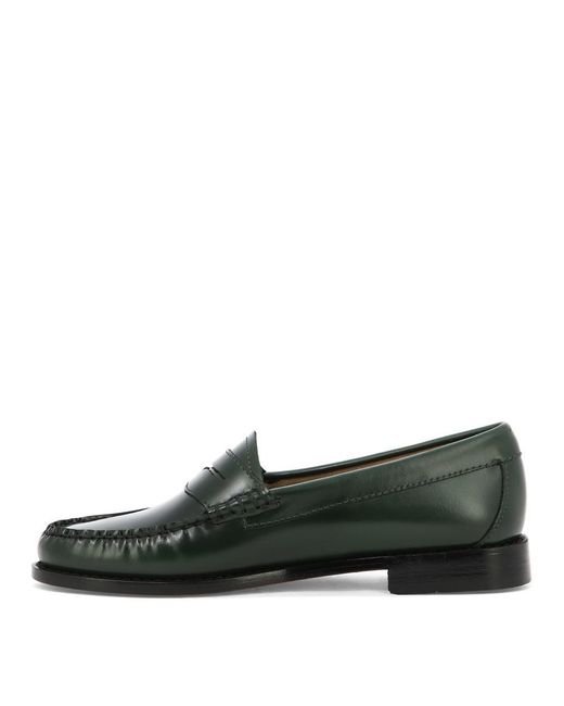 G.H.BASS Green "Weejuns Penny" Loafers