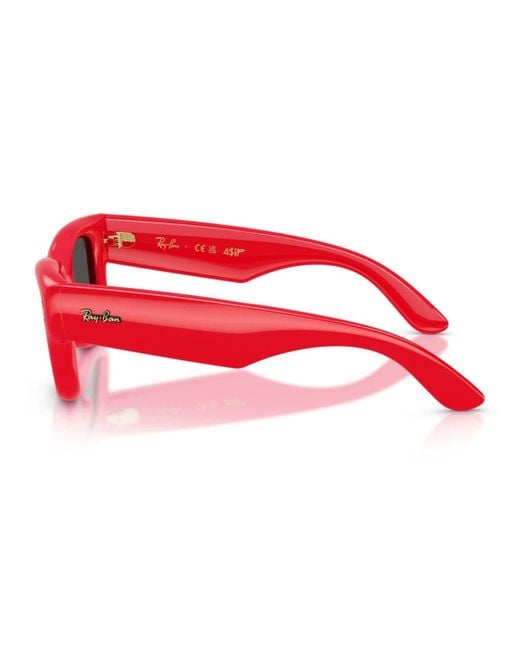 Ray-Ban Red Rb4940 Wayfarer Puffer By Asap Rocky Sunglasses