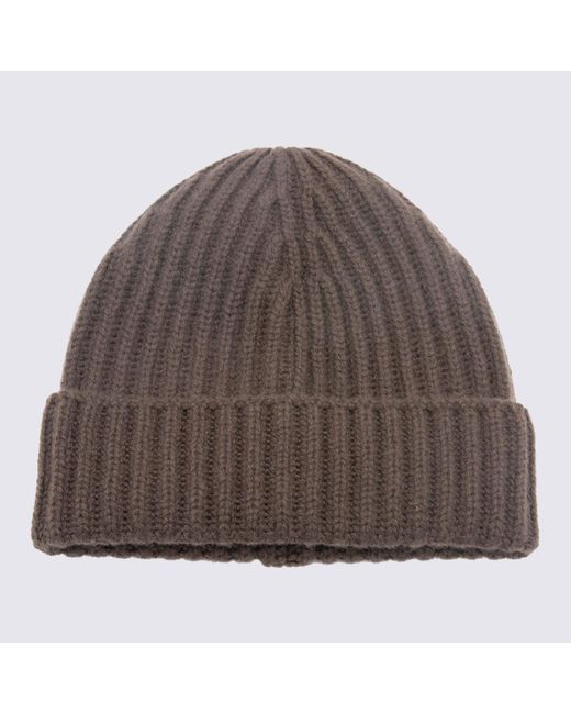 Malo Brown Cashmere Hat. for Men | Lyst