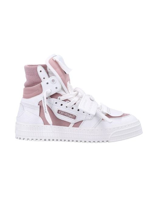 Off-White c/o Virgil Abloh White Off Court 3.0 High Top Sneakers