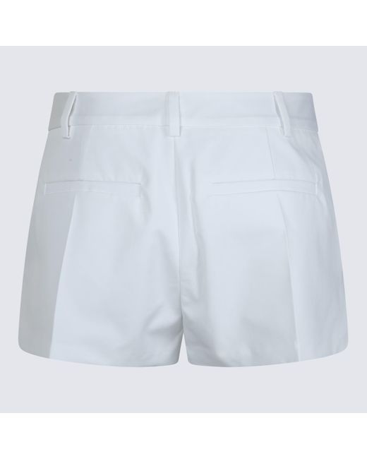 Valentino Blue Shorts White