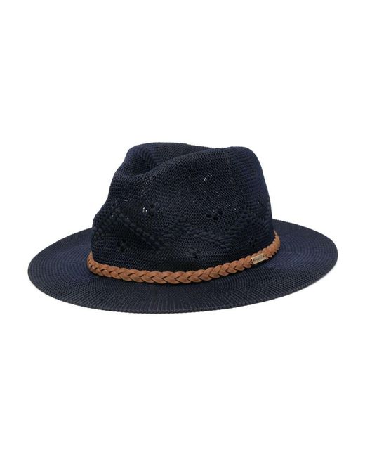 Barbour Blue Flowerdale Trilby Summer Hat Accessories