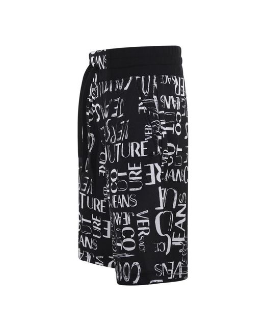 Versace Black Couture Shorts for men
