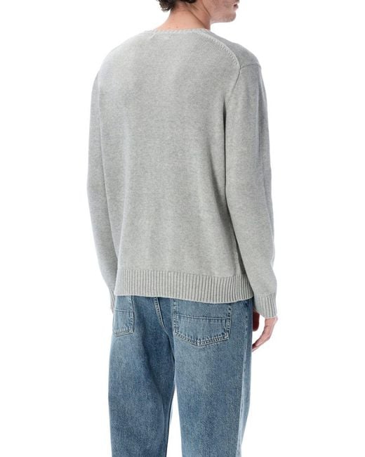 Polo Ralph Lauren Gray Crewneck Sweater for men