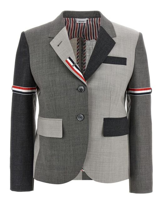 Thom Browne Gray 'fun-mix' Blazer