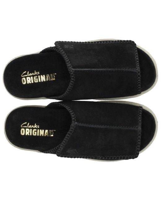 clarks botanic slide black