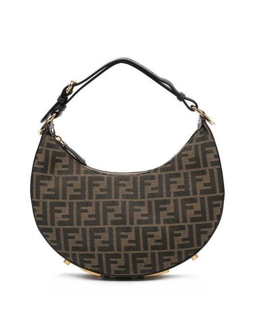 Fendi Gray Graphy Sma Bags