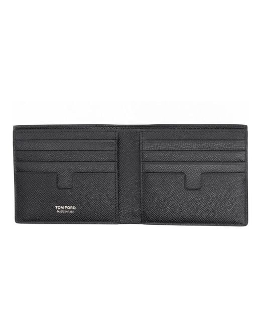 Tom Ford Black "Bi-Fold" Wallet for men