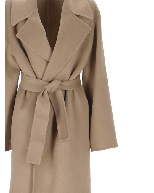 Alberta Ferretti Natural Coats