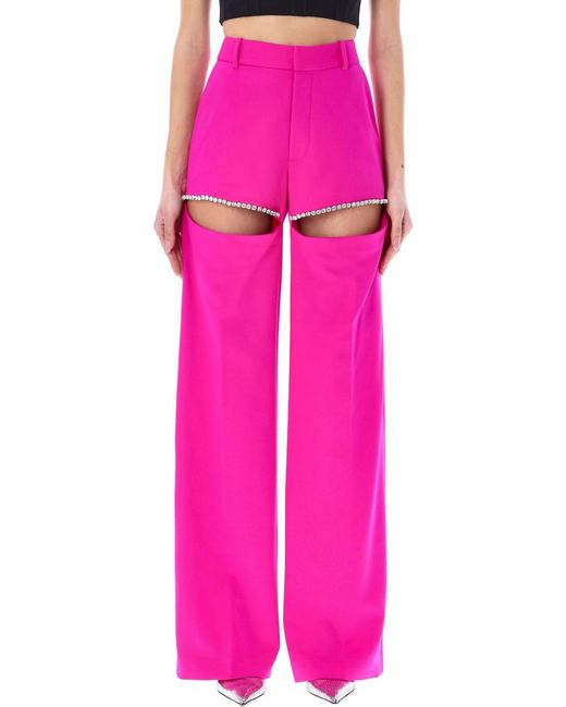 Area Cut-out Pants in Pink | Lyst Canada