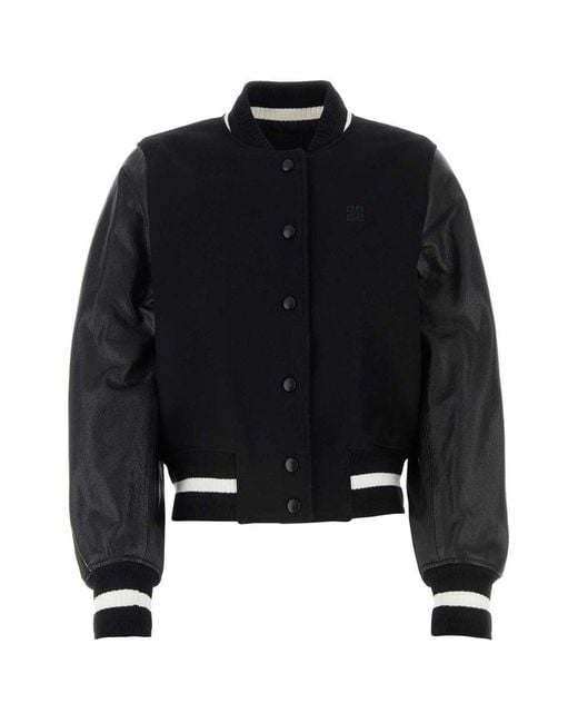 Givenchy Black 'Varsity' Bomber Jacket