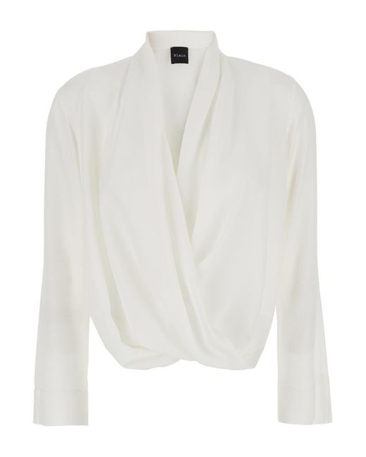 Plain White Georgette Blouse