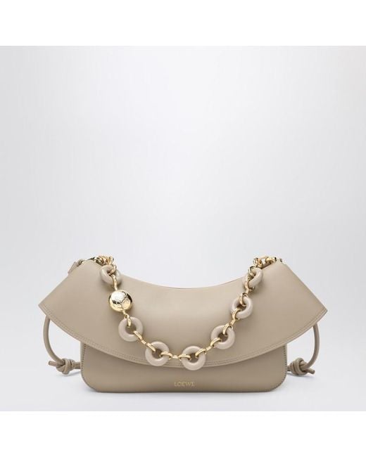 Loewe Natural Ola Medium Bag In Sand Colour