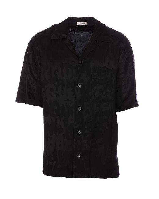 Alexander McQueen Black Shirts for men