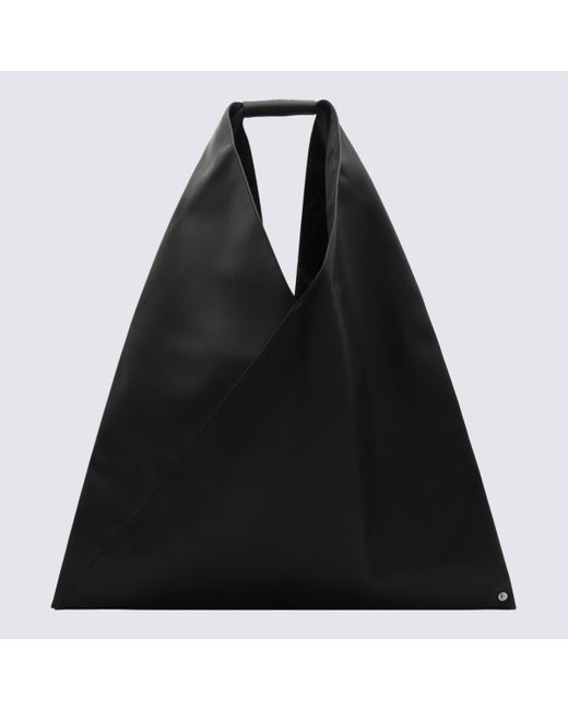 MM6 by Maison Martin Margiela Black Classic Japanese Top Handle Bag