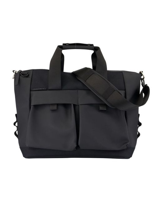 Rains Black Otaru Weekend Bag Small W3 Travel Bag