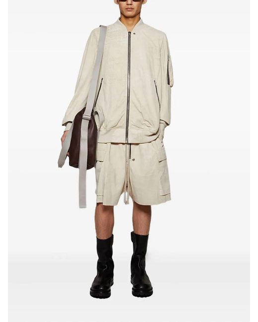Rick Owens Natural Cargobela Shorts for men