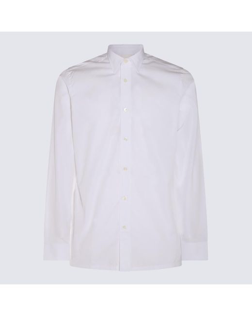 Givenchy White Cotton Shirt for men