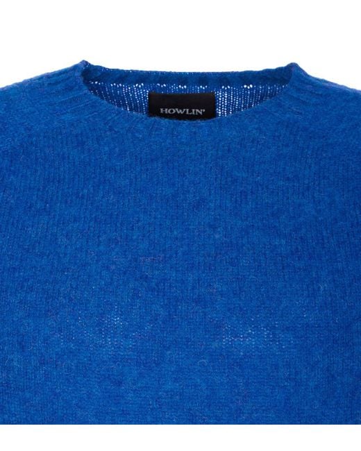 Howlin' By Morrison Blue Sweaters for men