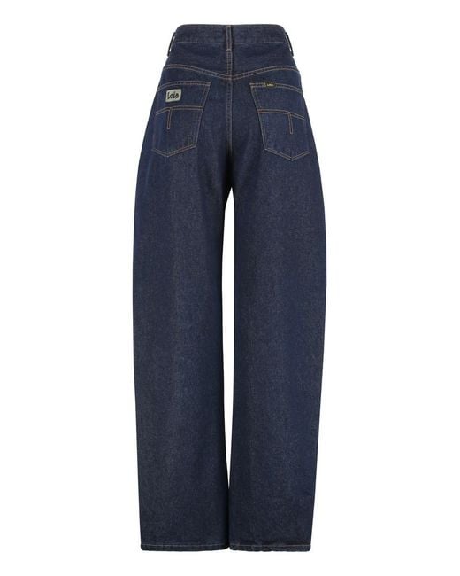 Lois Blue Hera Straight Leg Jeans