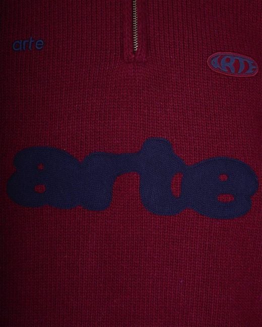 Arte' Red Polo Shirt for men
