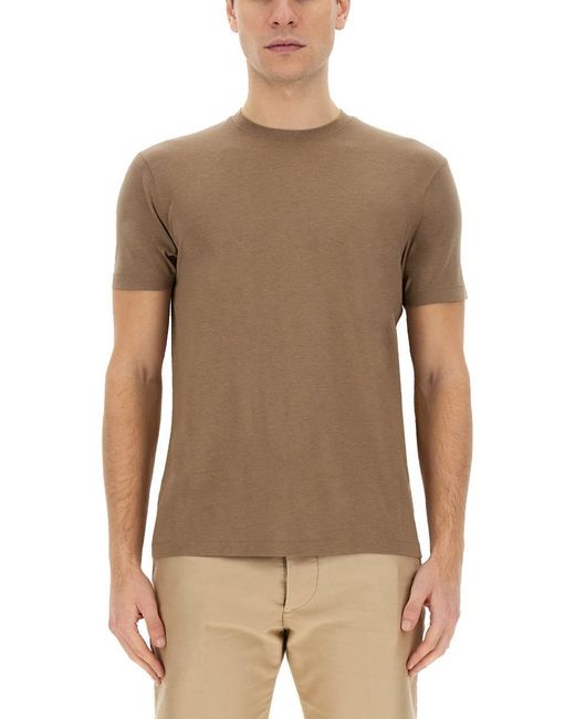 Tom Ford Brown Basic T-shirt for men