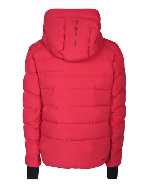 3 MONCLER GRENOBLE Red Down Jackets for men