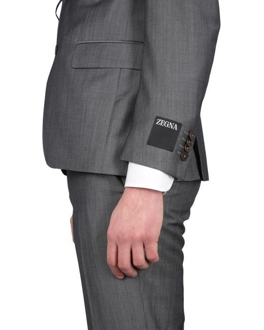 Zegna Gray Classic Suit for men