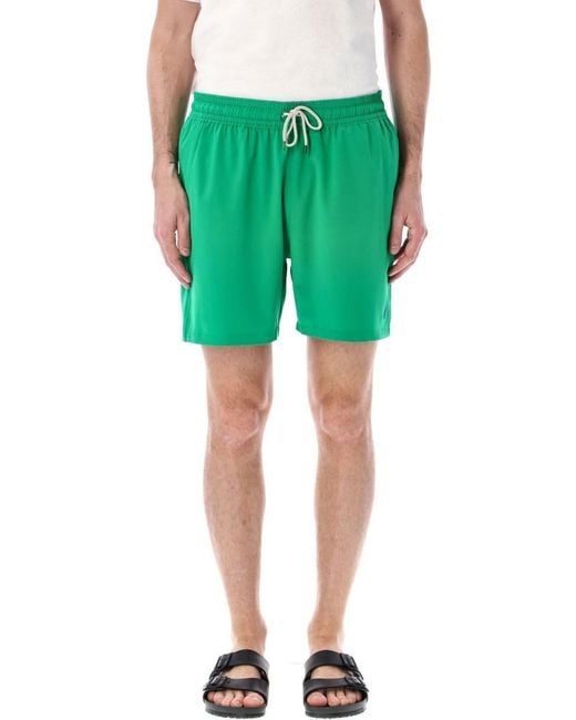 Polo Ralph Lauren Green 14.6 Cm Traveller Classic Swimming Trunk for men
