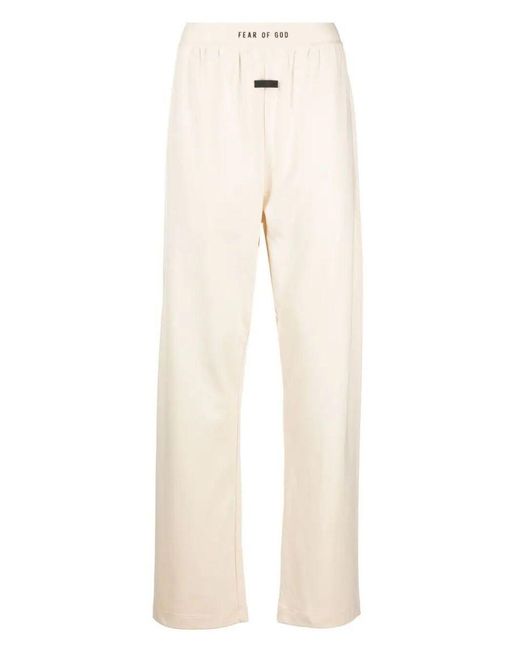 Fear Of God Natural Cream Beige Lounge Trousers for men