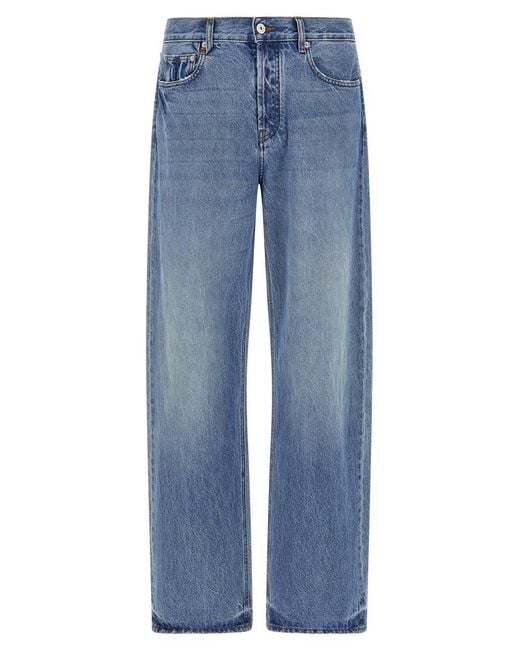 Jacquemus Blue 'Le De-Nime Droit' Jeans for men