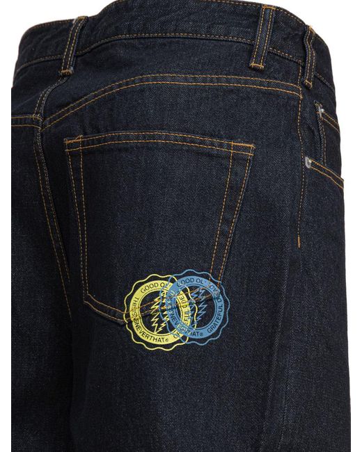Thisisneverthat Blue "Gd Overlap Lightning" Shorts for men