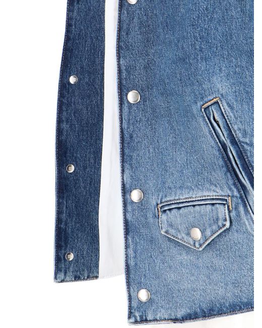 Givenchy Blue Denim Vest for men