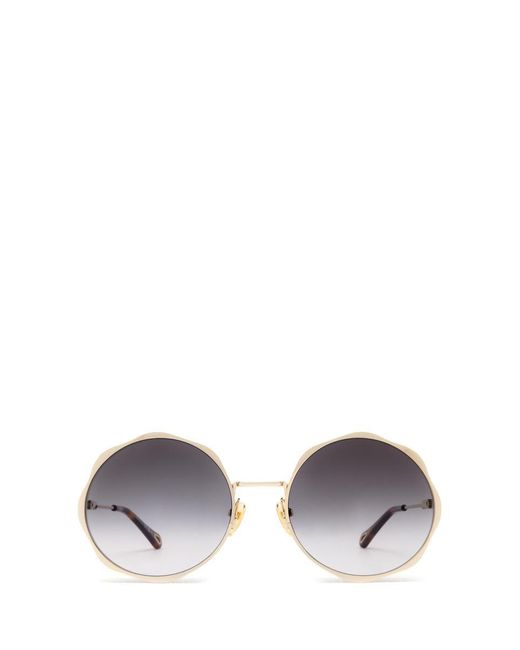 Chloé White Sunglasses
