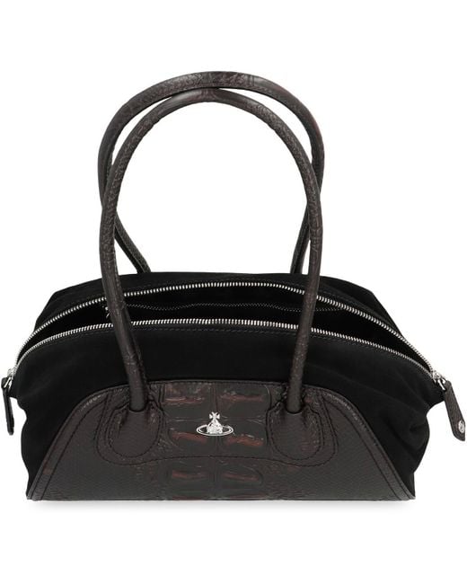Vivienne Westwood Black Shirley Small Handbag