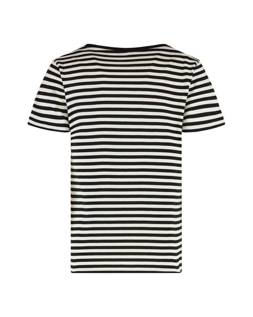 Moncler Black Cotton Crew-Neck T-Shirt