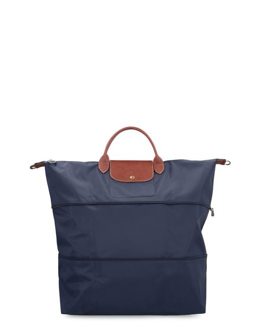 Longchamp Blue Le Pliage Original Nylon Travel Bag