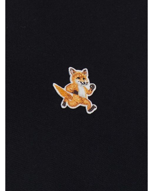 Maison Kitsuné Hoodie With Speedy Fox Logo Patch On The