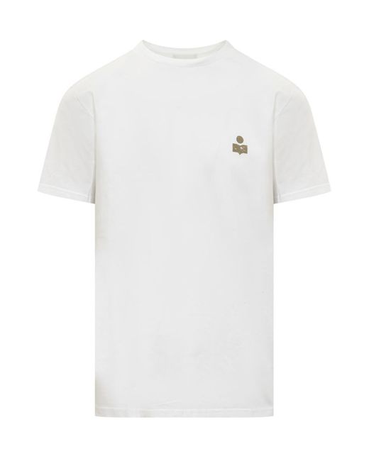 Isabel Marant White Zafferh T-shirt for men