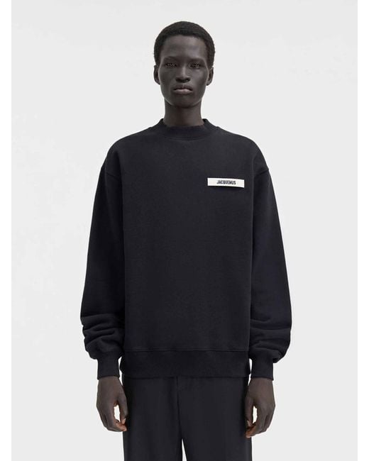 Jacquemus Blue Gros Grain Sweatshirt for men