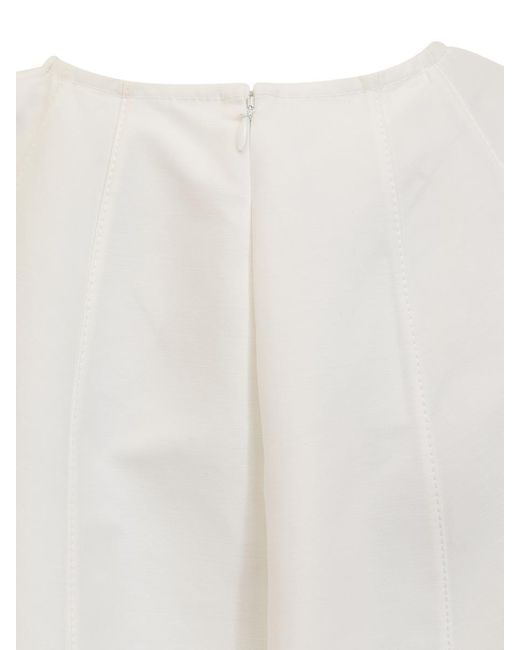 Marni White Cotton Dress