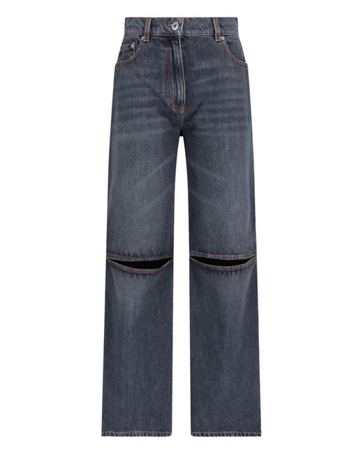 J.W. Anderson Blue Straight Jeans