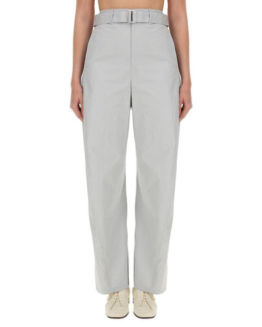 Lemaire Gray Belted Pants