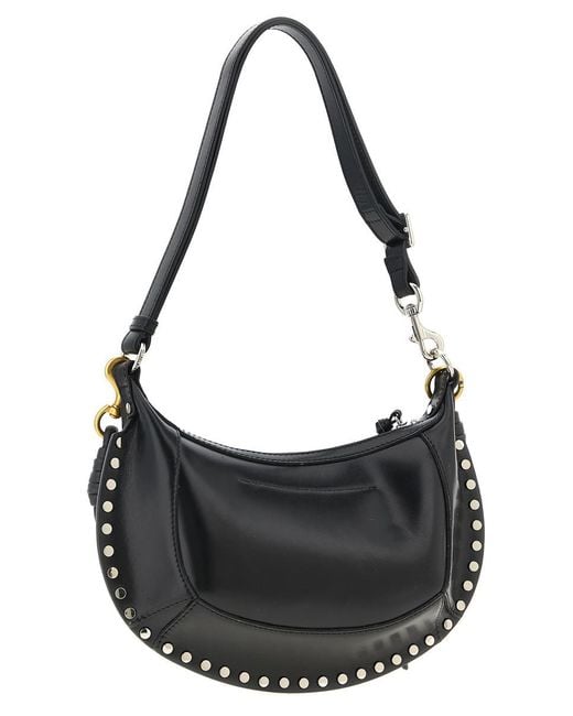 Isabel Marant Black 'Oskan Moon' Shoulder Bag