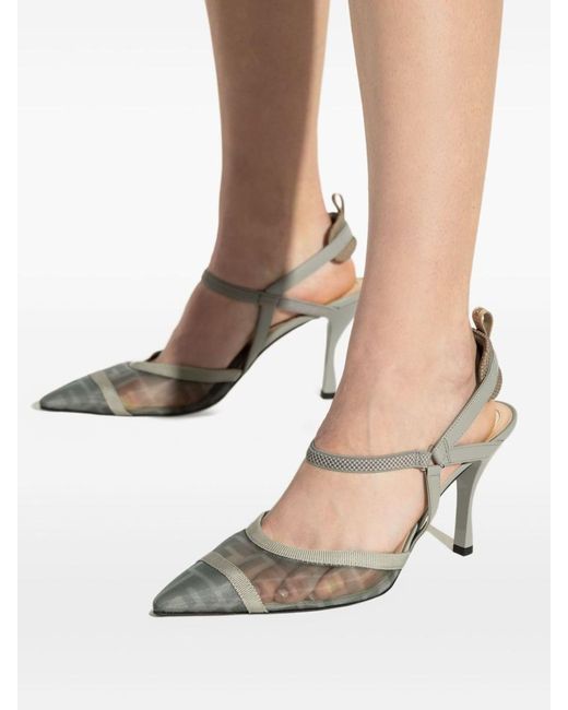 Fendi Metallic With Heel