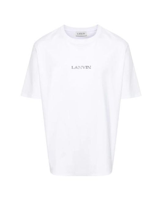 Lanvin White T-Shirts And Polos for men